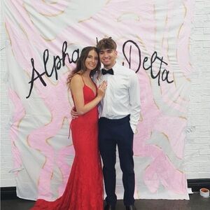Sherri Hill Red Prom Dress